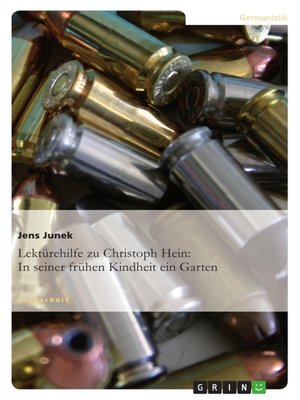 cover image of Lektürehilfe zu Christoph Hein